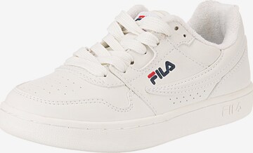 Baskets FILA en blanc : devant