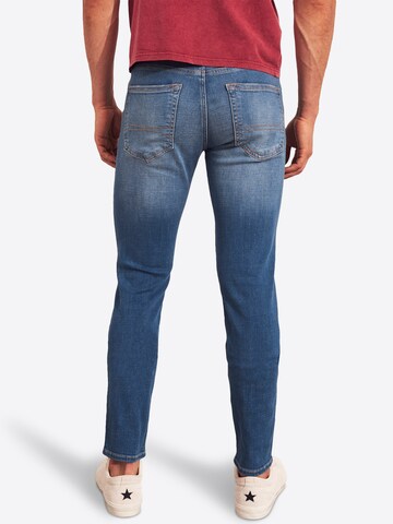 HOLLISTER - Skinny Vaquero 'BTS19-SKNY BRIGHT' en azul: atrás