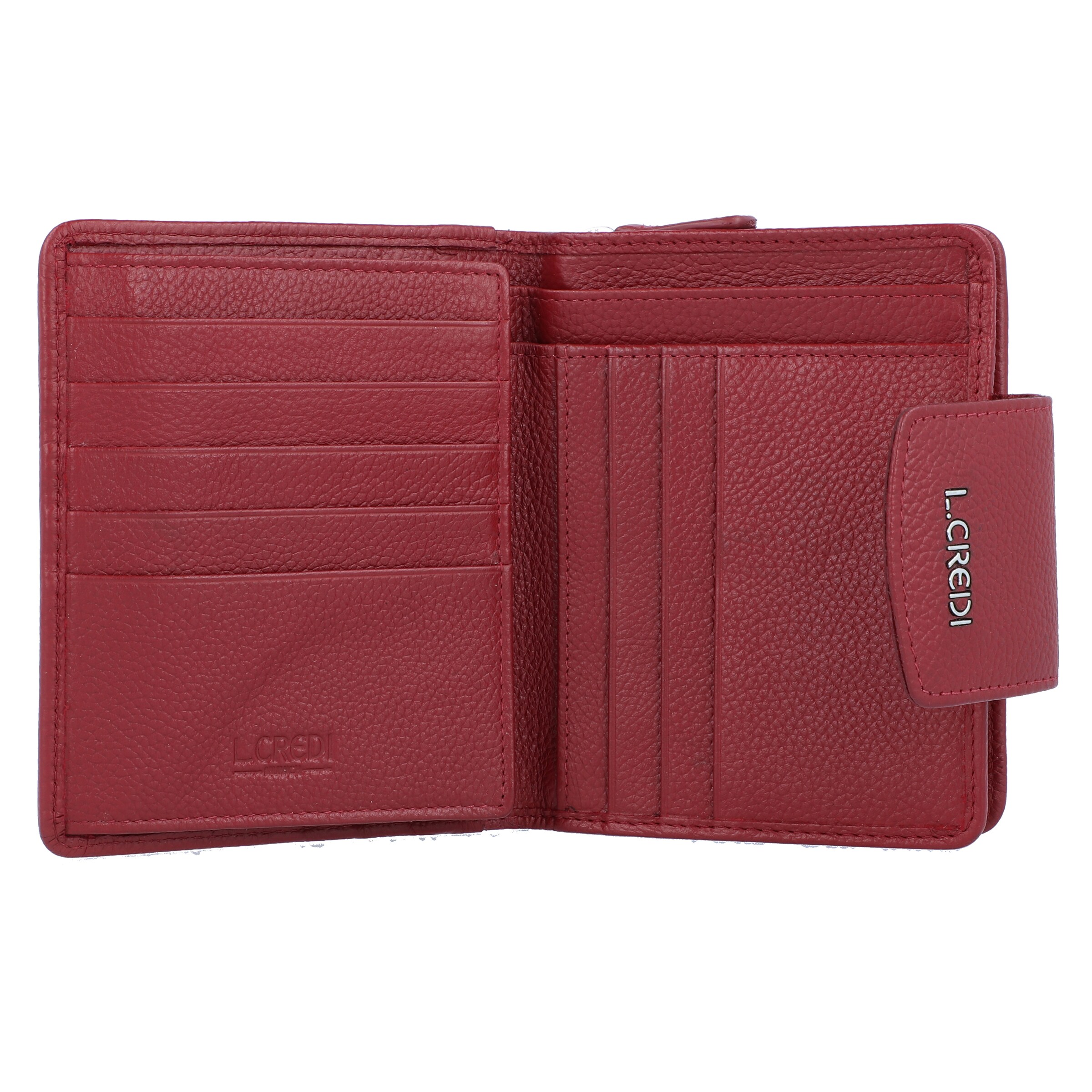 L.CREDI Wallet 'Maranello' in Red