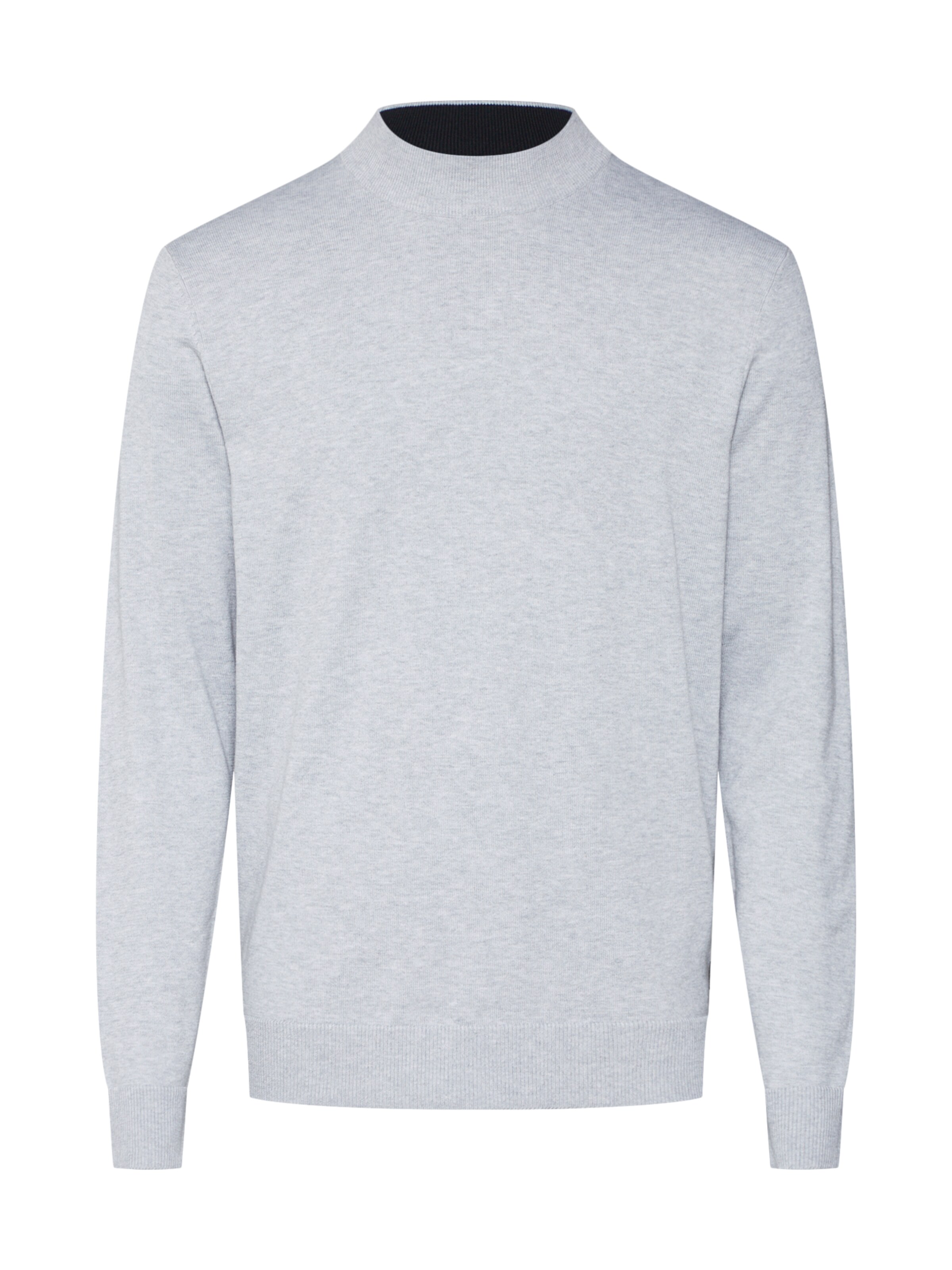 JACK & JONES - Trui 'FAST KNIT HIGH NECK' in de kleur Grijs