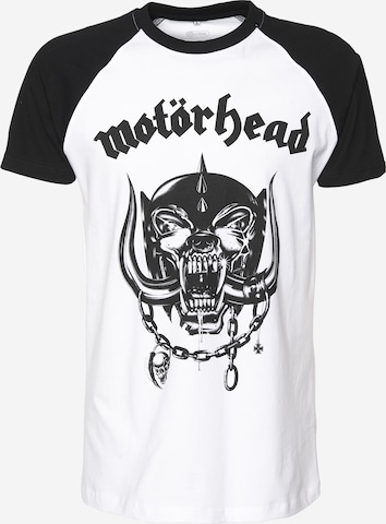Mister Tee T-Shirt 'Motörhead Everything Louder' in Weiß: front