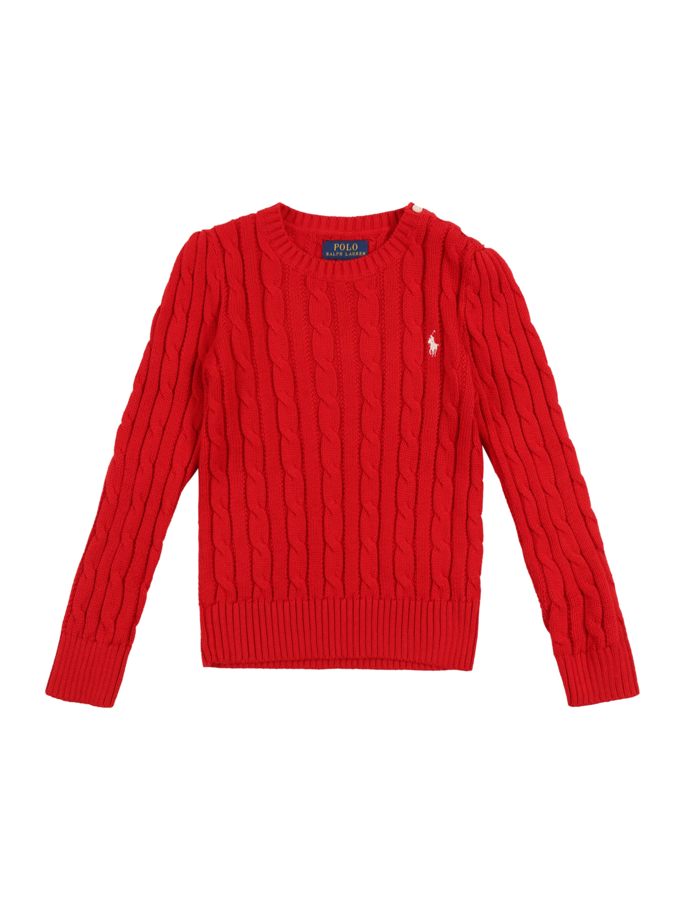 POLO RALPH LAUREN - Trui 'CABLE' in de kleur Rood