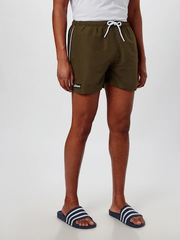 ELLESSE regular Badeshorts 'Dem Slackers' i grøn: forside