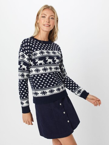 Boohoo - Pullover em azul: frente