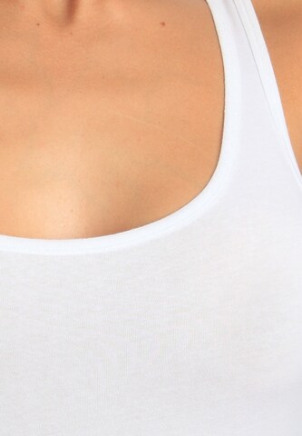 Shirtbody 'Casual Comfort' sassa en blanc