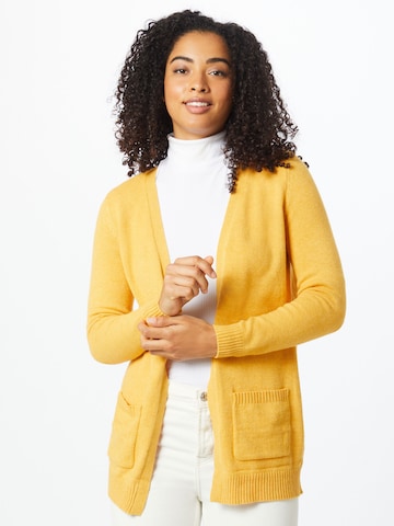 ONLY Knit Cardigan in Yellow: front
