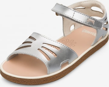 CAMPER Sandalen 'Miko' in Zilver: voorkant