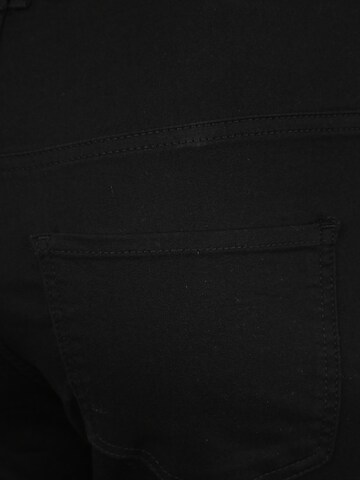 Zizzi Slimfit Jeans 'Nille' in Schwarz