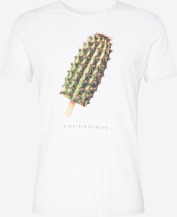 Regular fit Maglietta 'Cactus Ice' di EINSTEIN & NEWTON in bianco: frontale