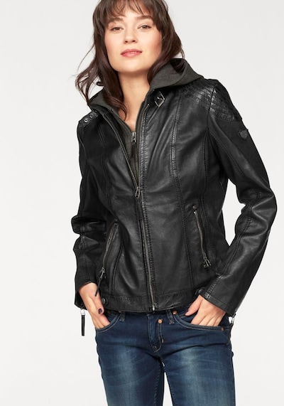 Gipsy Lederjacke Mit Kapuze Casey In Schwarz About You