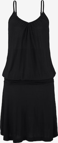 BEACH TIME Sukienka plażowa w kolorze czarny: przód