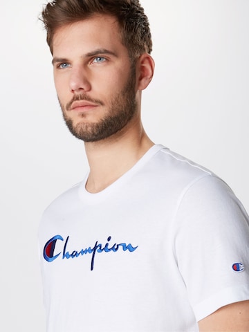 T-Shirt Champion Reverse Weave en blanc