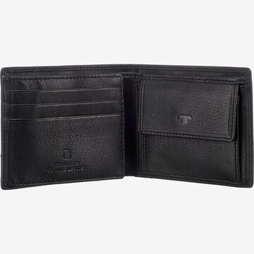 TOM TAILOR Wallet 'Jerriepu' in Black