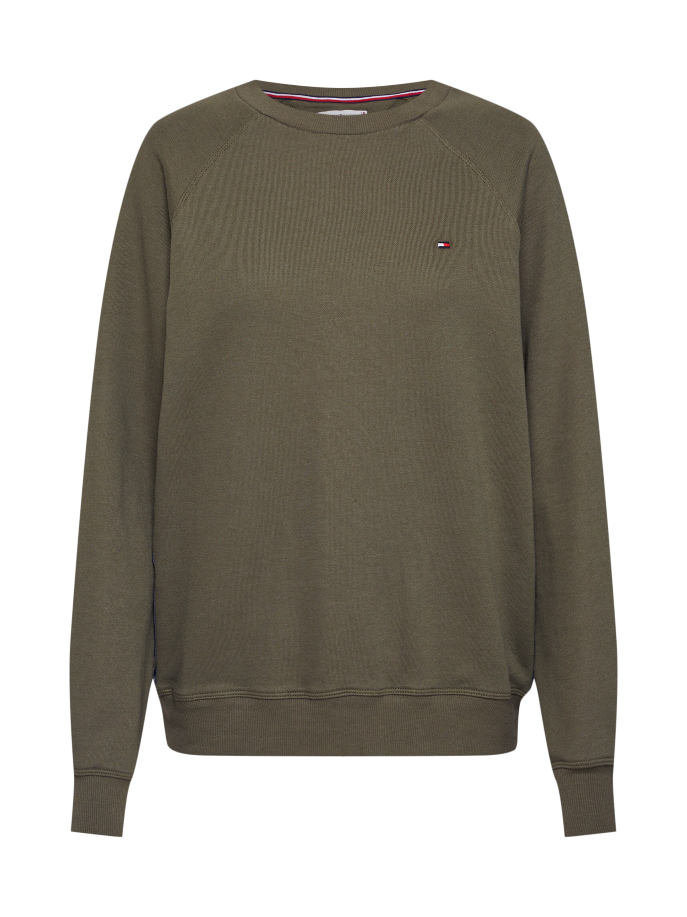 Tommy Hilfiger Underwear - Sweatshirt 'CN TOP LS HWK' in de kleur Groen