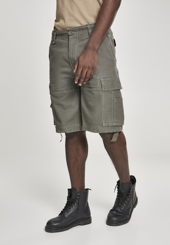 Brandit Regular Cargo trousers in Grey: front