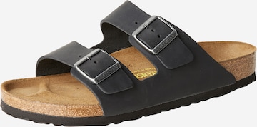 BIRKENSTOCK Muiltjes 'Arizona' in Zwart: voorkant