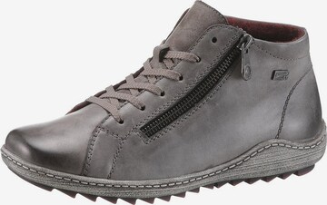 REMONTE Lace-Up Ankle Boots in Grey