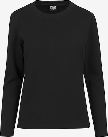 Sweat-shirt 'Athletic' Urban Classics en noir : devant