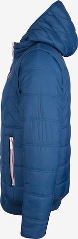 Dry Laundry Jacke mit abnehmbaren Ärmeln in Blau