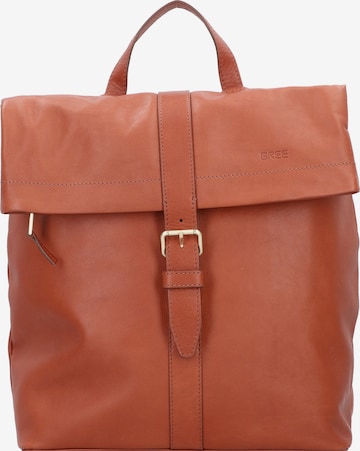 BREE Rucksack 'Stockholm 13' in Braun: predná strana