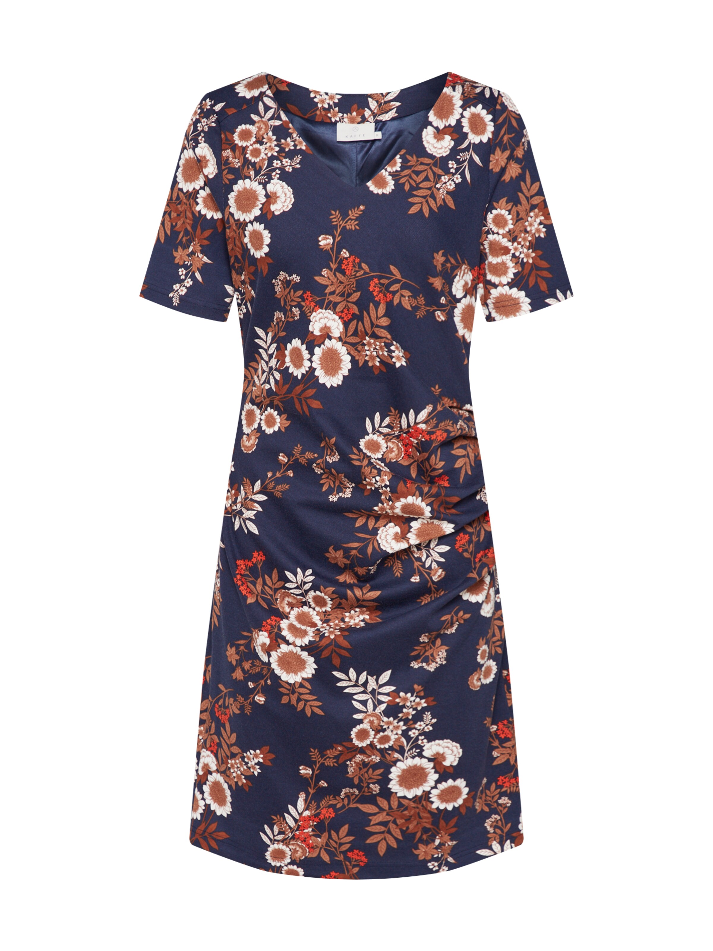 Kaffe - Zomerjurk 'Afloa' in de kleur Marine