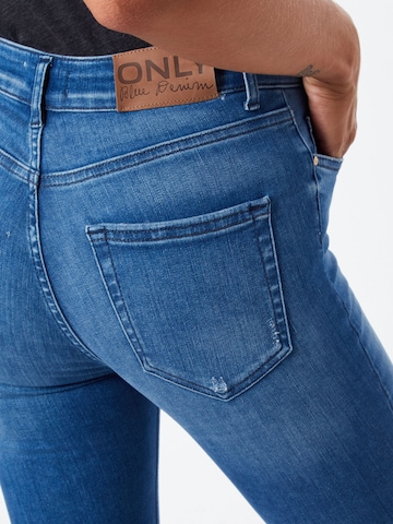 ONLY Skinny Jeans 'BLUSH' in Blauw