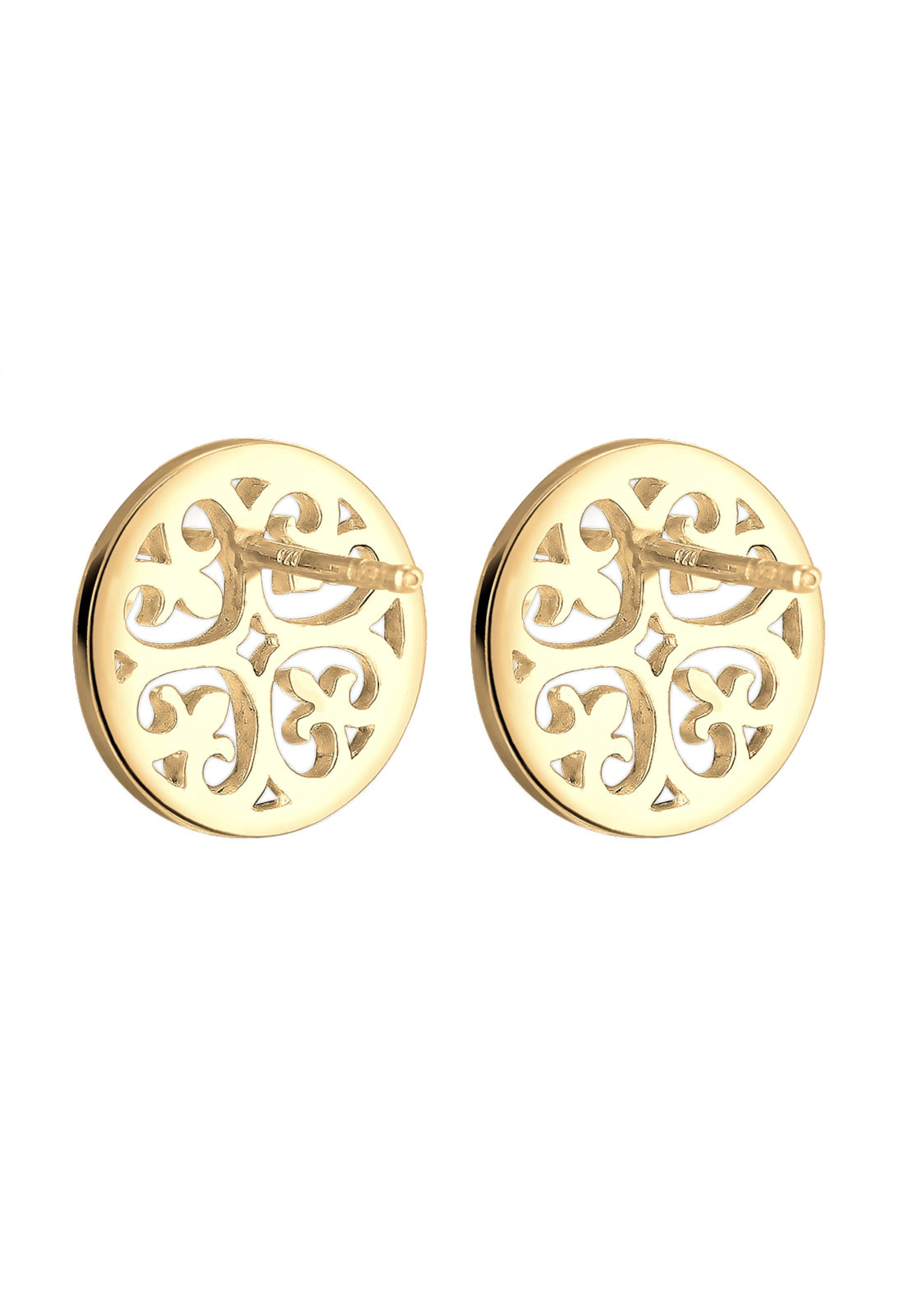 ELLI Øreringe 'Ornament' i guld