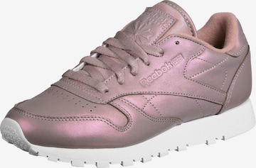 Reebok Classics Sneakers 'Classic Leather Pearlized W' in Pink: front