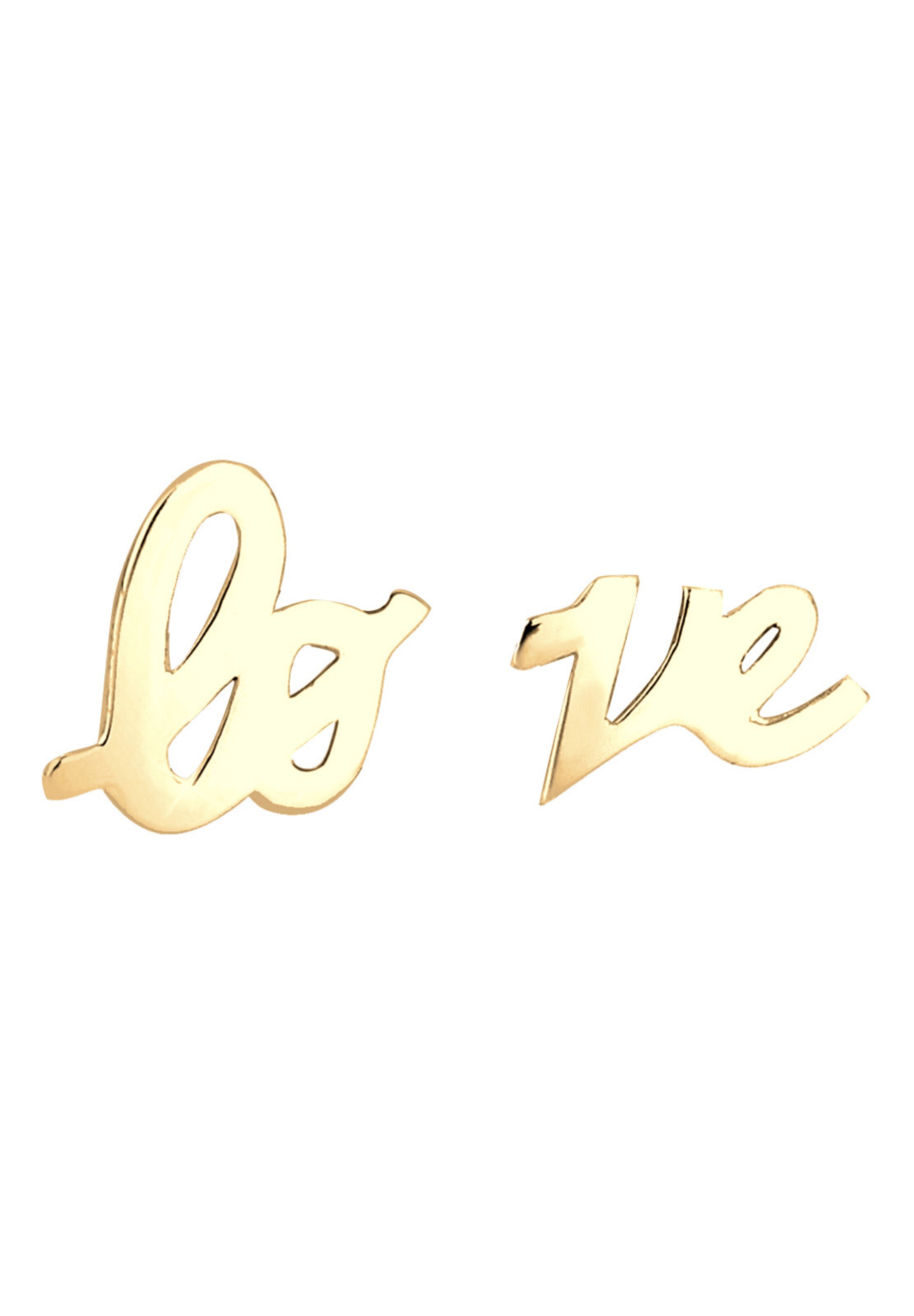 ELLI Oorbellen 'Love' in Goud