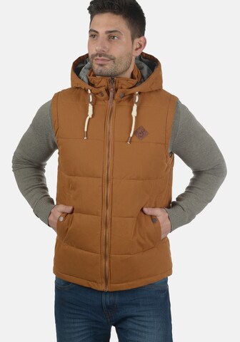 !Solid Vest 'Dry' in Brown: front
