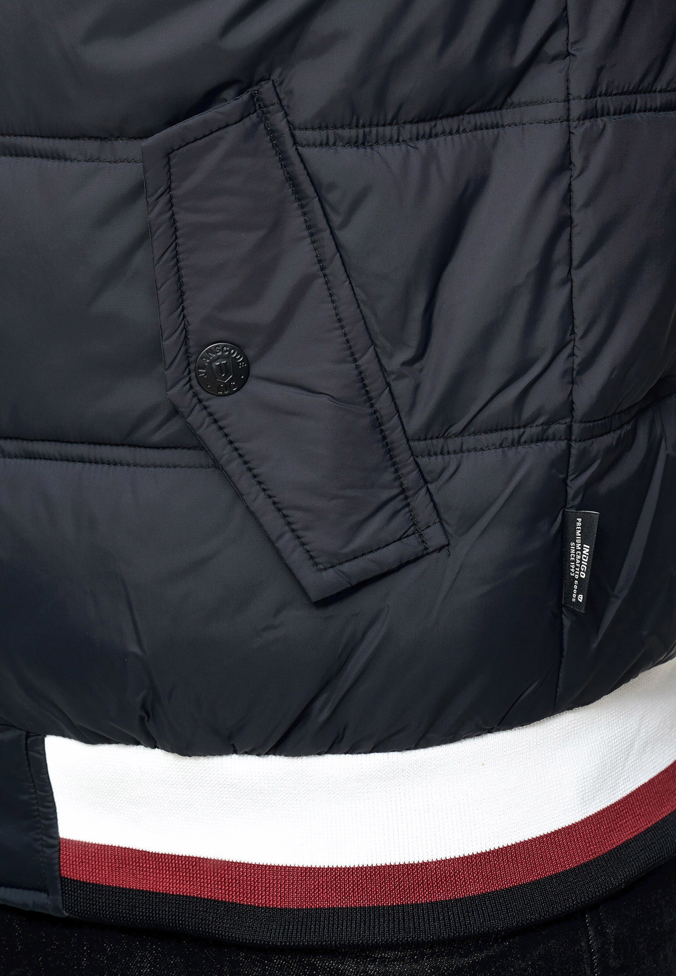 INDICODE JEANS Winter Jacket 'Bacon' in Black