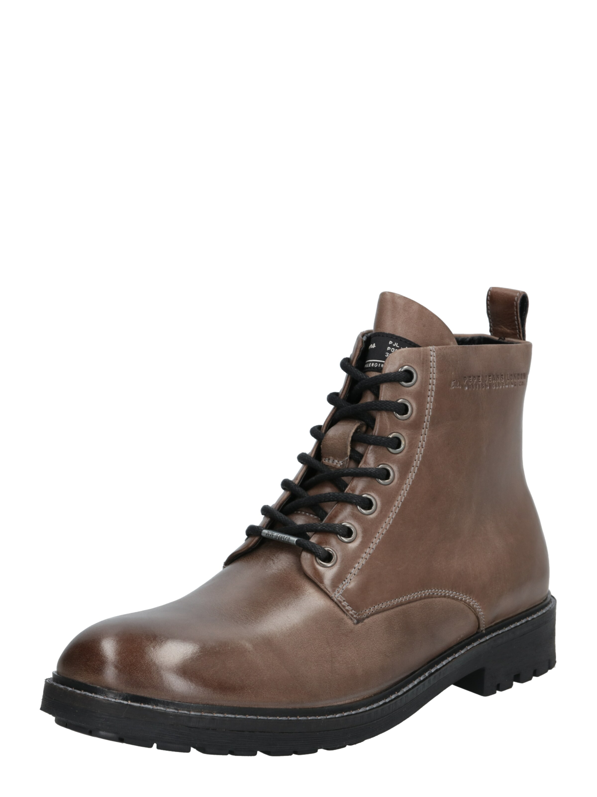 Pepe Jeans - Veterlaarzen 'PORTER BOOT' in de kleur Donkerbruin