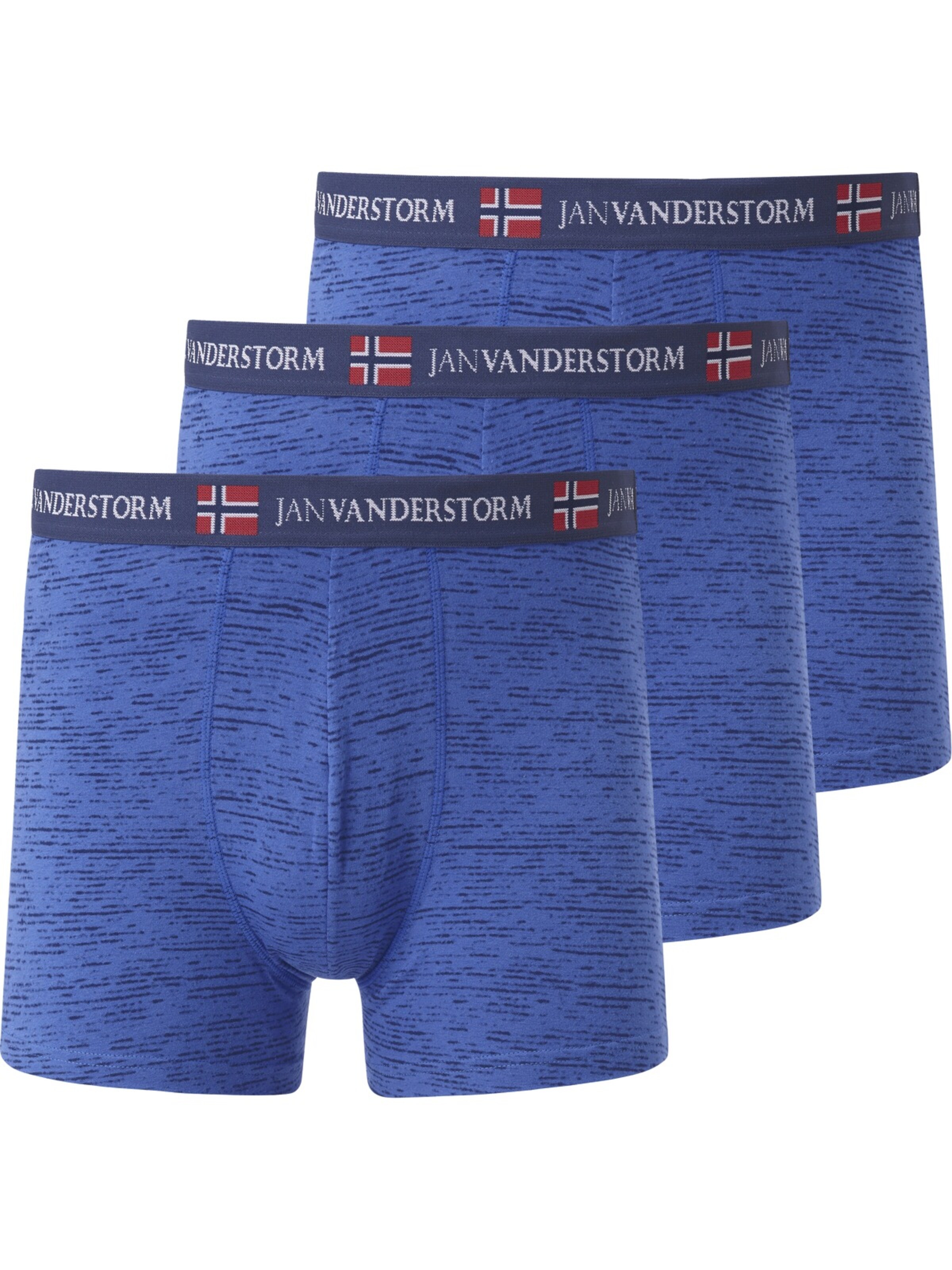 Jan Vanderstorm Boxer shorts ' Norik ' in Blue: front