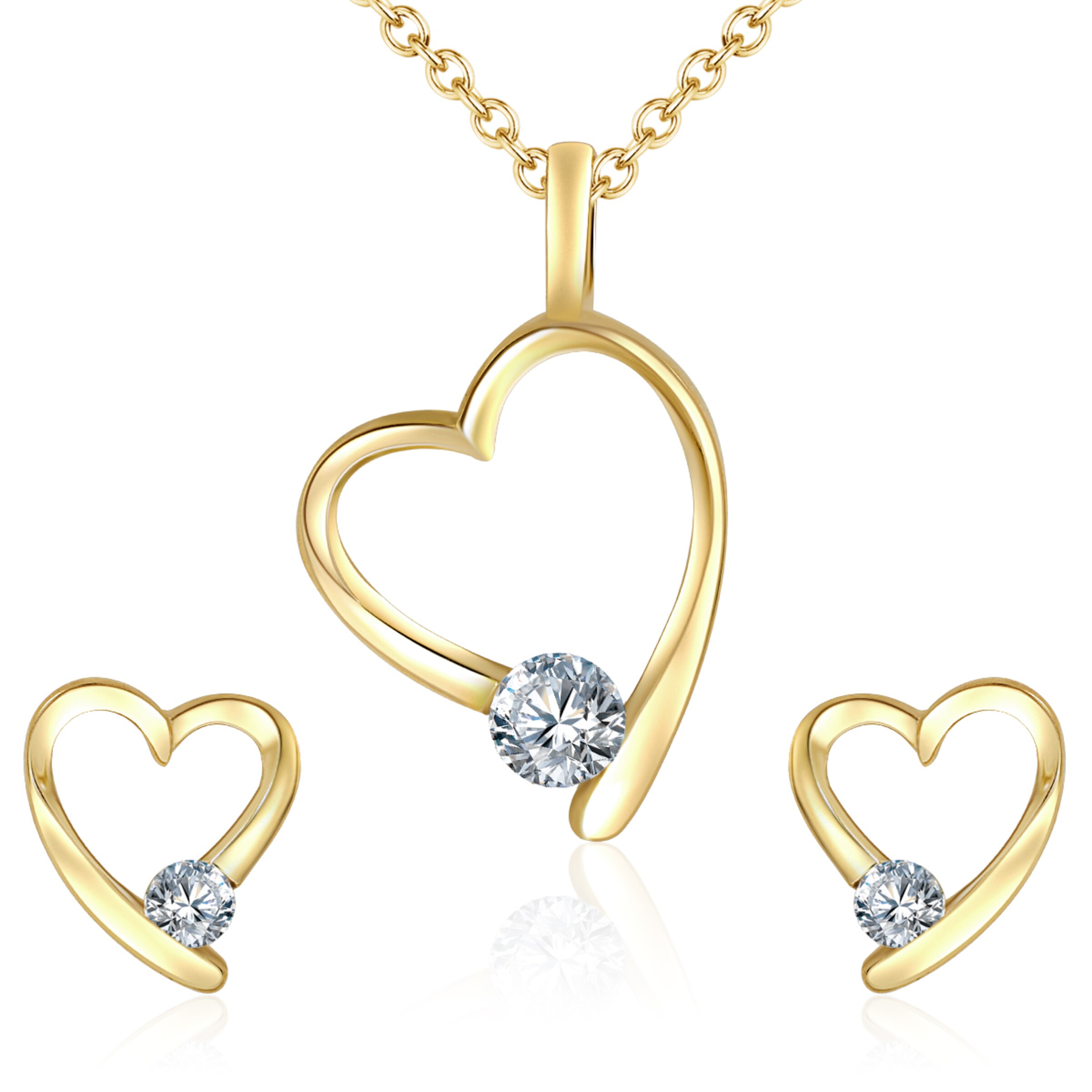 Parure de bijoux Rafaela Donata en or : devant