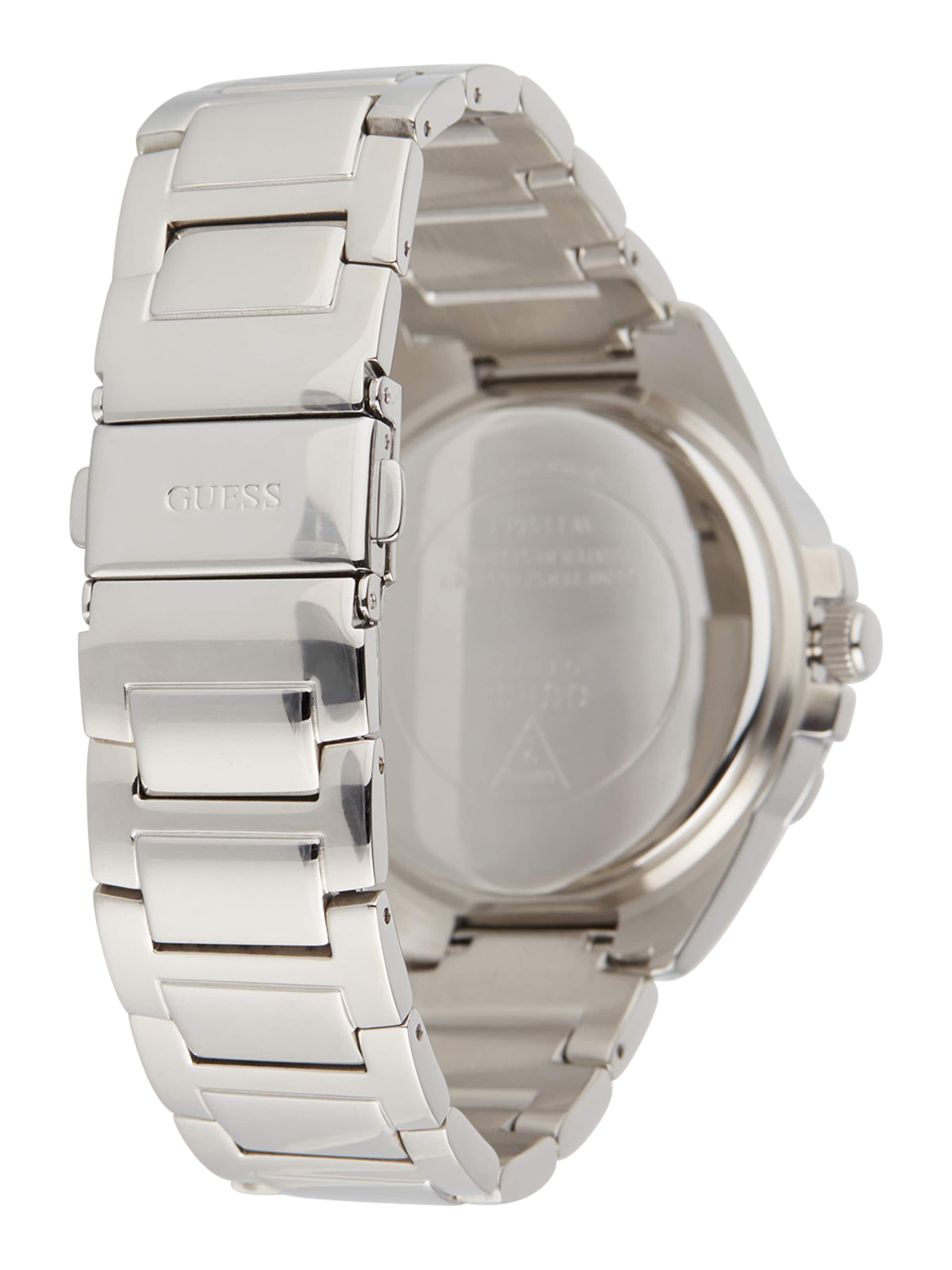 GUESS Analogt ur 'Frontier' i sølv