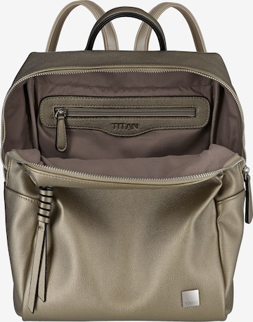 TITAN Backpack 'Spotlight Zip City' in Gold