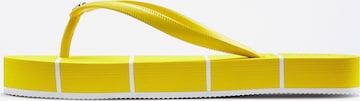 LASCANA T-Bar Sandals in Yellow