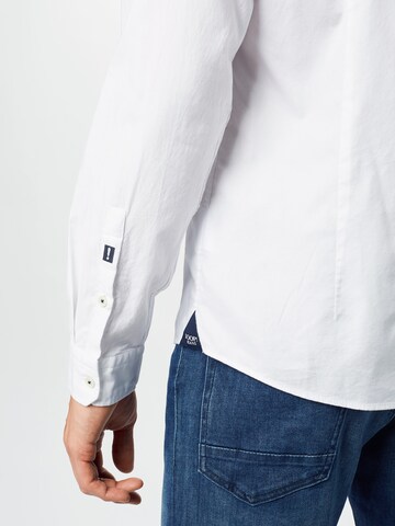 JOOP! Jeans Regular fit Риза 'Haven' в бяло