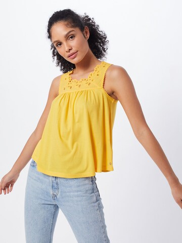 Superdry - Top em amarelo: frente