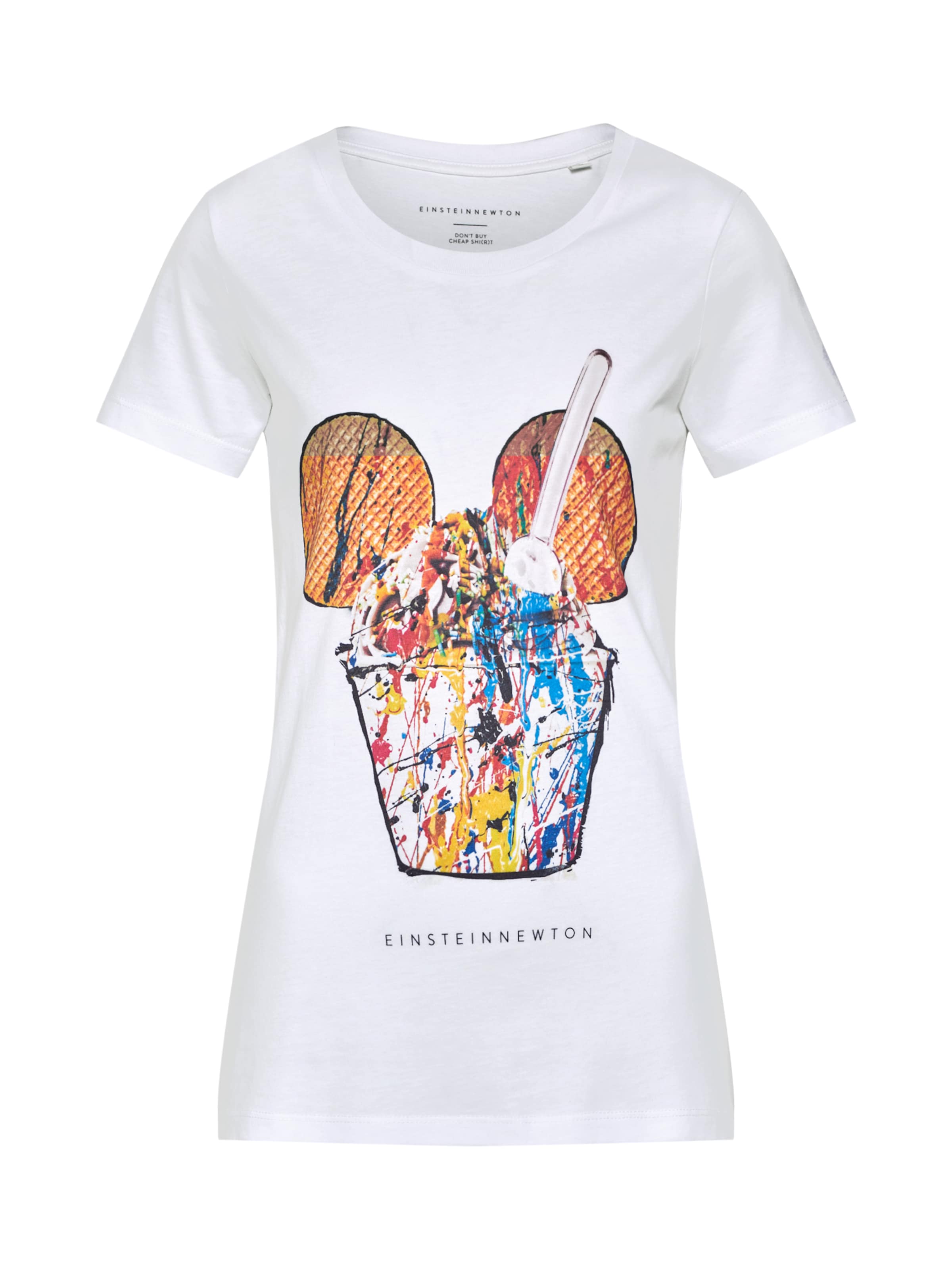 T-shirt 'Ice Mouse' EINSTEIN & NEWTON en blanc : devant