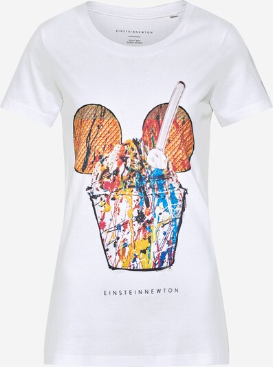 EINSTEIN & NEWTON T-shirt 'Ice Mouse' en mélange de couleurs / blanc, Vue avec produit