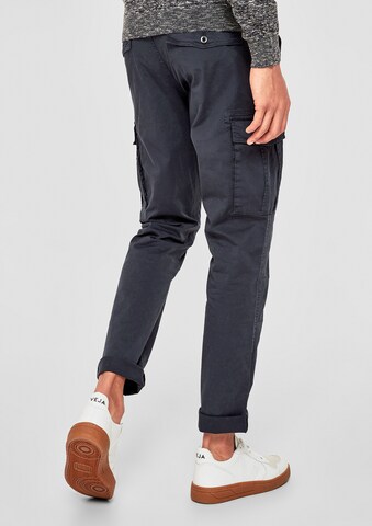 s.Oliver RED LABEL Regular Cargobroek in Blauw