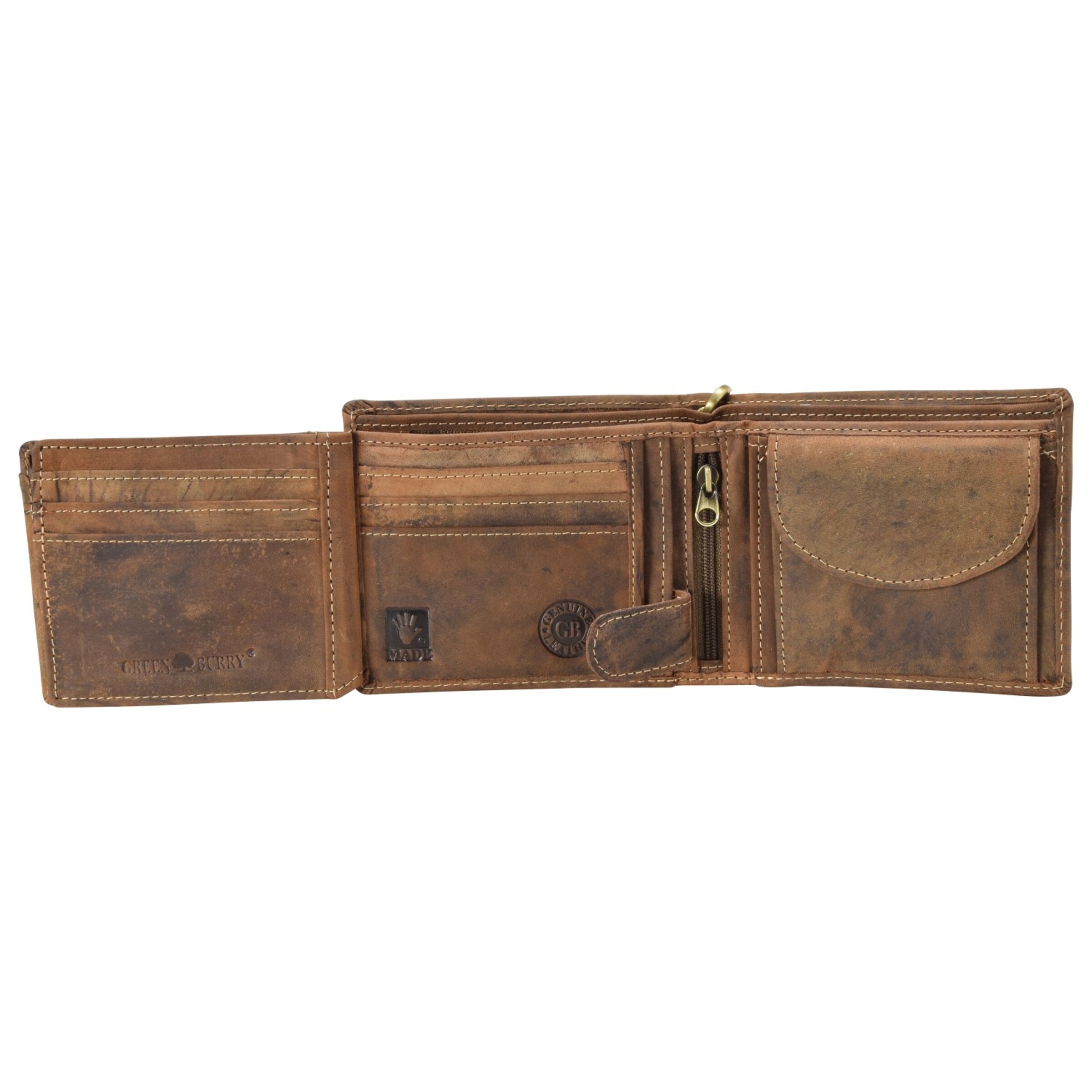 GREENBURRY Geldbörse in Braun