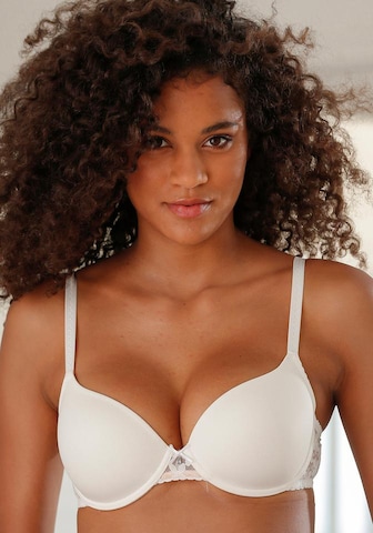 LASCANA T-shirt Bra in Beige: front