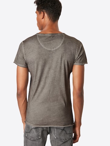 Key Largo Shirt 'MT INDIAN SKULL round' in Grey: back