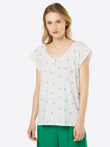 ESPRIT Shirt in Wit: voorkant