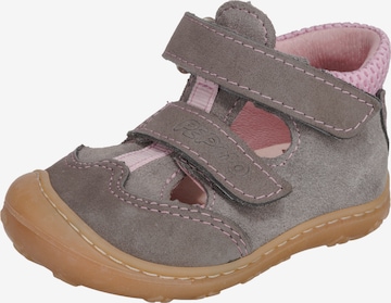 Pepino First-Step Shoes 'Ebi' in Grey: front