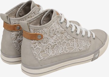MUSTANG High-top trainers 'Macrame' in Grey: back