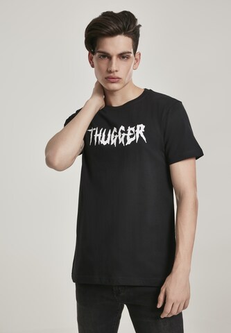 T-Shirt 'Thugger Childrose' Mister Tee en noir : devant