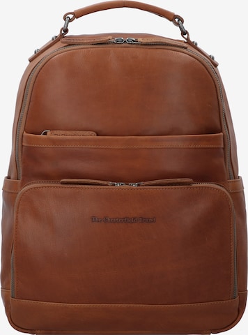 The Chesterfield Brand Rucksack 'Austin' in Braun: predná strana